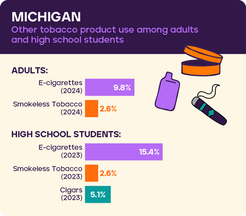 Other tobacco use in Michigan 2026