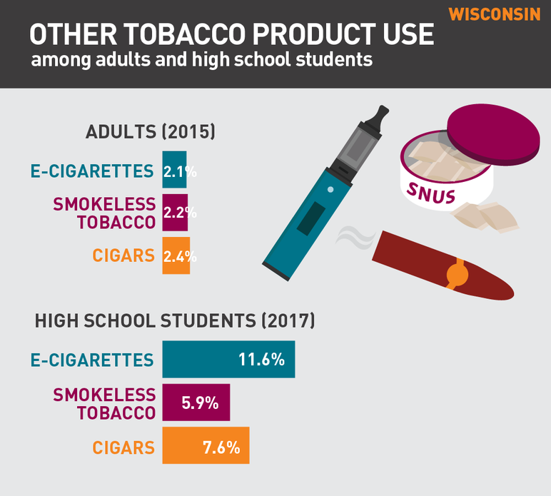 2018 Wisconsin tobacco use fact sheet