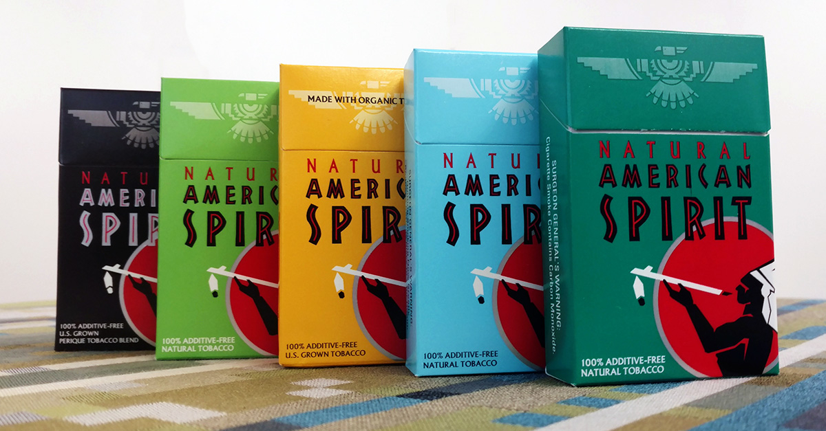 American Spirit Cigarette Packs