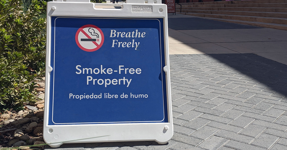 Smoke-Free Property Sign