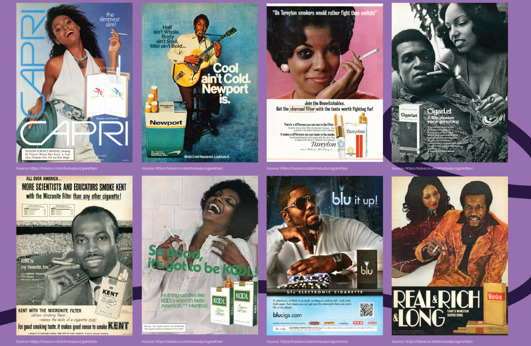 Advertisements depicting menthol advertising