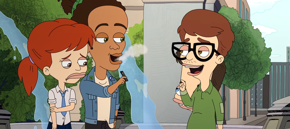 Smoking on the show Big Mouth