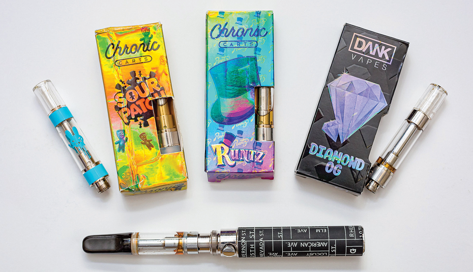 Various marijuana vapes