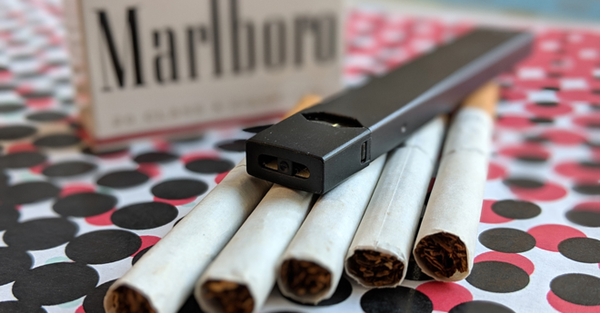 juul and cigarettes
