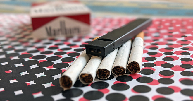 JUUL and Marlboro Cigarettes