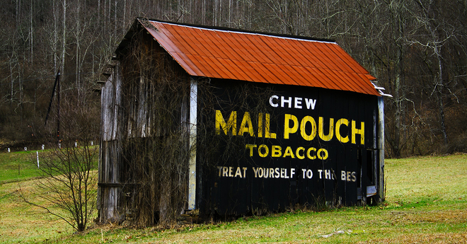 Chew mail pouch barn