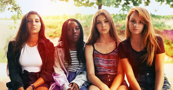 Group of concerned teens