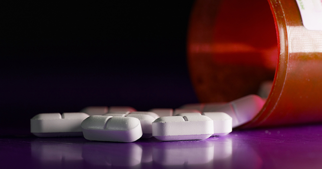 Pill bottle and pills