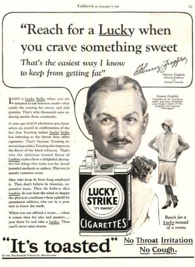 Lucky strike ad