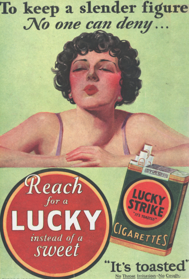 Lucky strike ad
