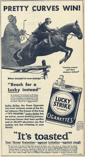 Lucky strike ad