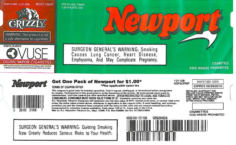 Newport mail coupon