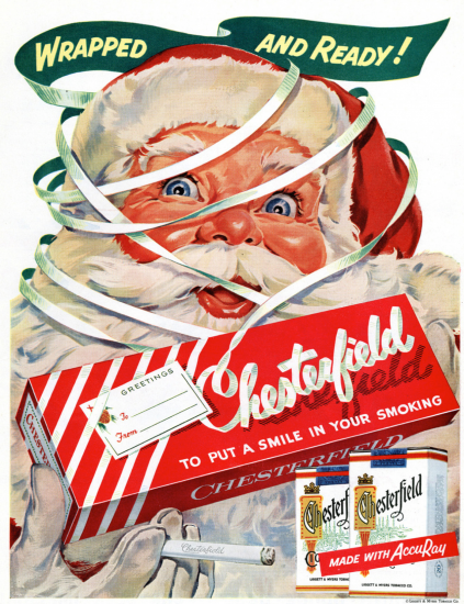 Santa Chesterfield ad