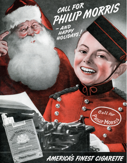 Santa Philip Morris ad