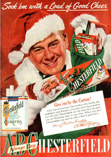 Santa Chesterfield ad