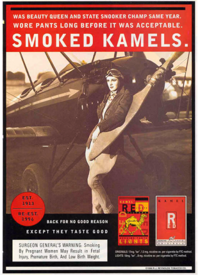 Smoked Kamels ad