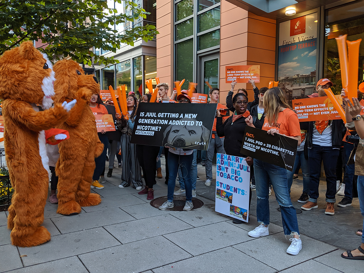 Crowd at National Day of Action Rally