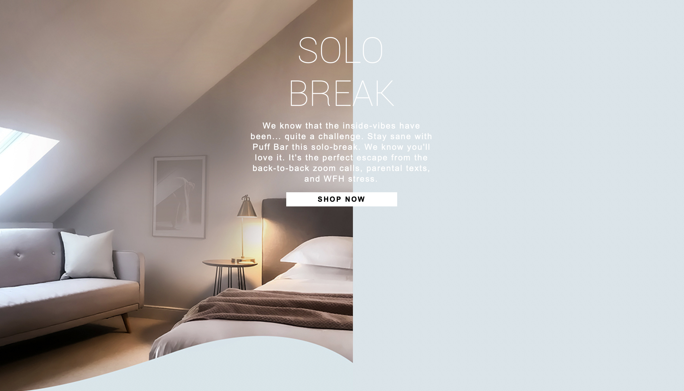 Puff Bar Solo Break ad