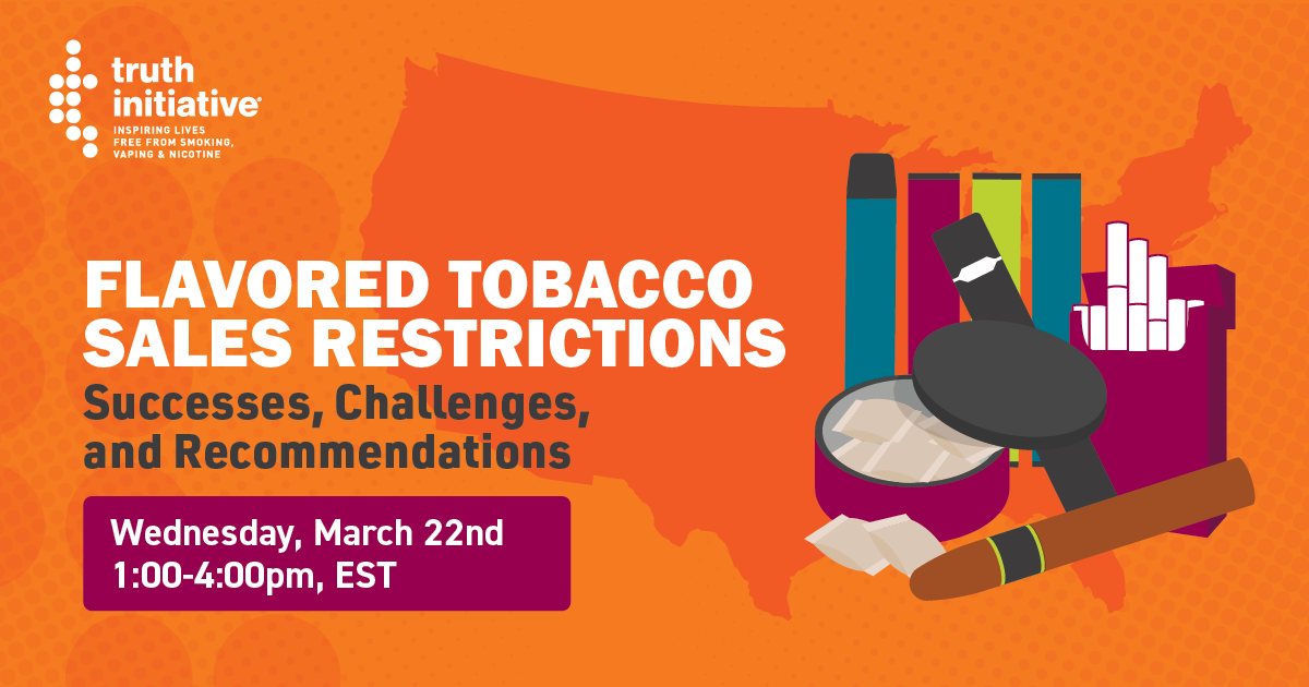 Flavored tobacco sales restrictions webinar