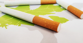 snake smoking a cigarette Cigarette Shaped Snake Smoking Addiction Bad Stock Illustration 2063175680