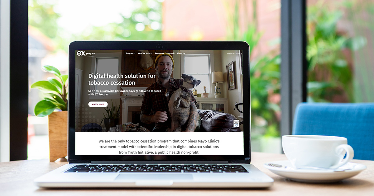 EX Program on a laptop